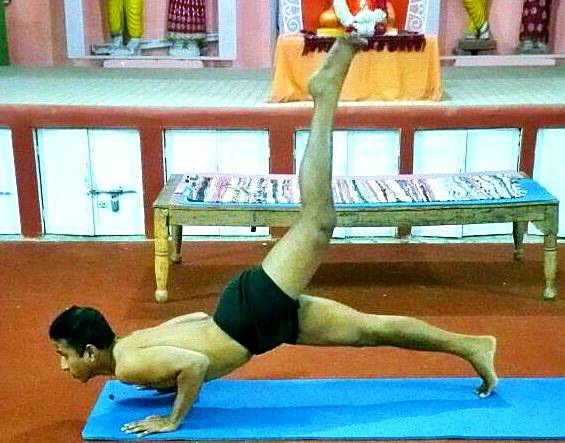 Chaturanga Dandasana (Four-Limbed Staff Pose) - Raj Yoga Rishikesh